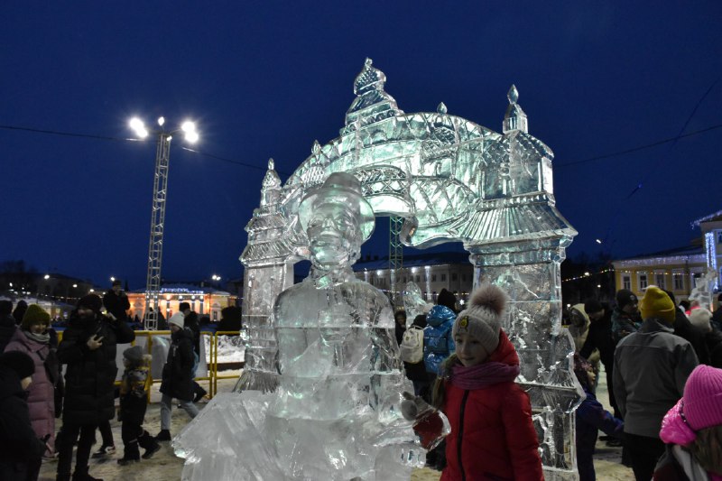 Фестиваль снежно-ледовых скульптур «Кострома-зимняя сказка»  будет организован на новом месте