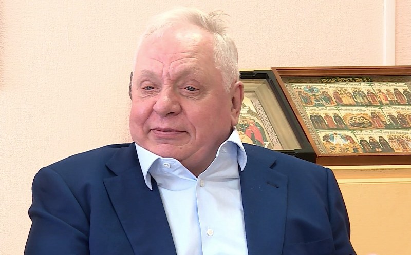 Сергей Ситников поздравил с юбилеем благотворителя Виктора Тырышкина